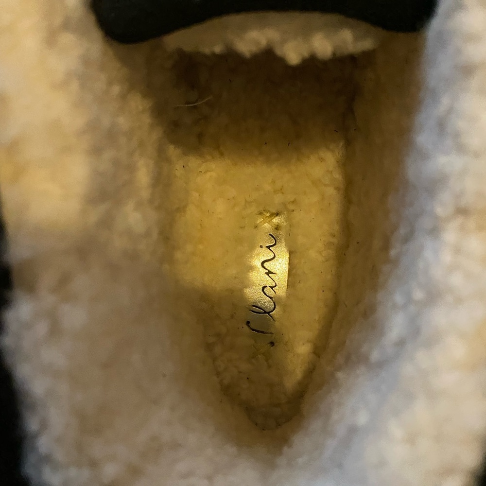 Llani Mini Dot Shearling Moccasins - Picture 7 of 11